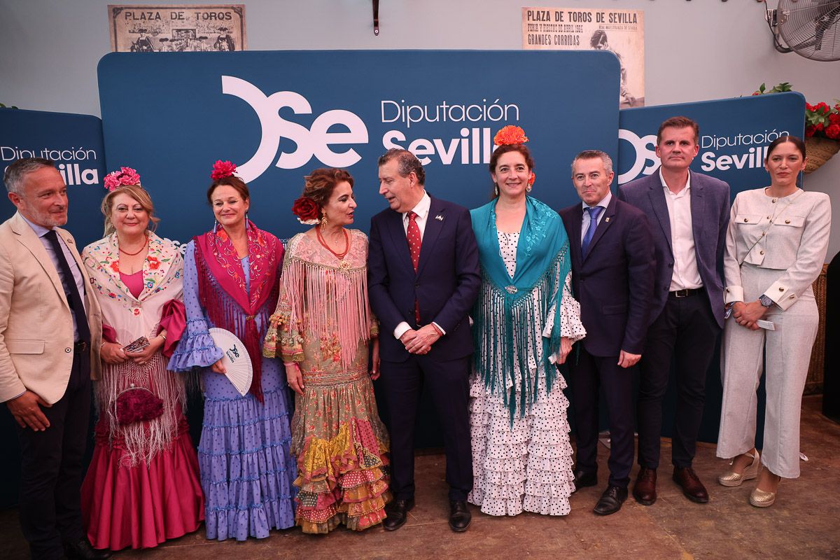 La recepción de la Diputación de Sevilla, en la Feria de Abril 18