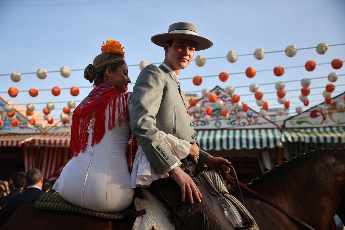 La Feria de Sevilla este miércoles 22 de abril.