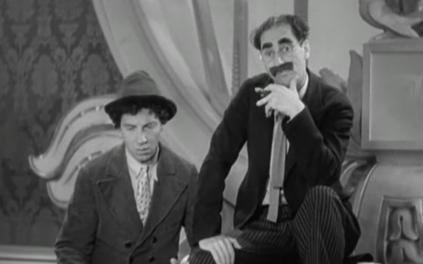 Groucho Marx en una de sus películas.