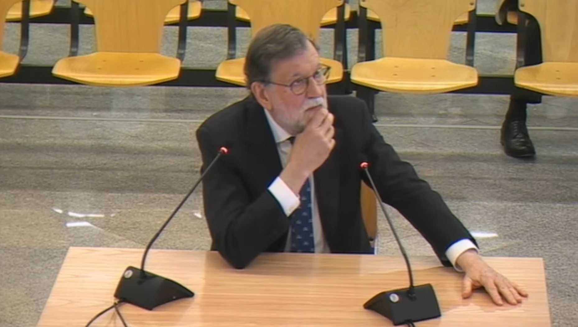 Mariano Rajoy, en el juicio en la Audiencia Nacional sobre la Kitchen.