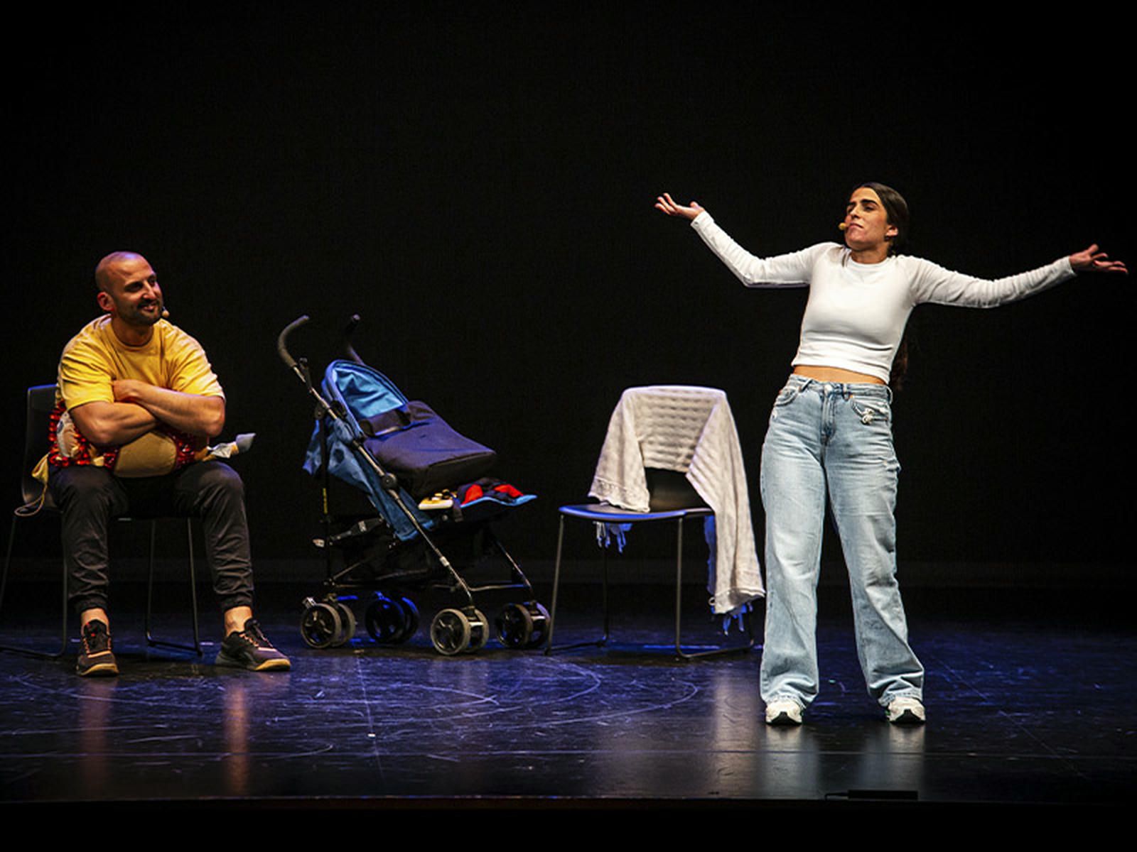 Ismael Lemais e Isita Díaz, este viernes en Rota.