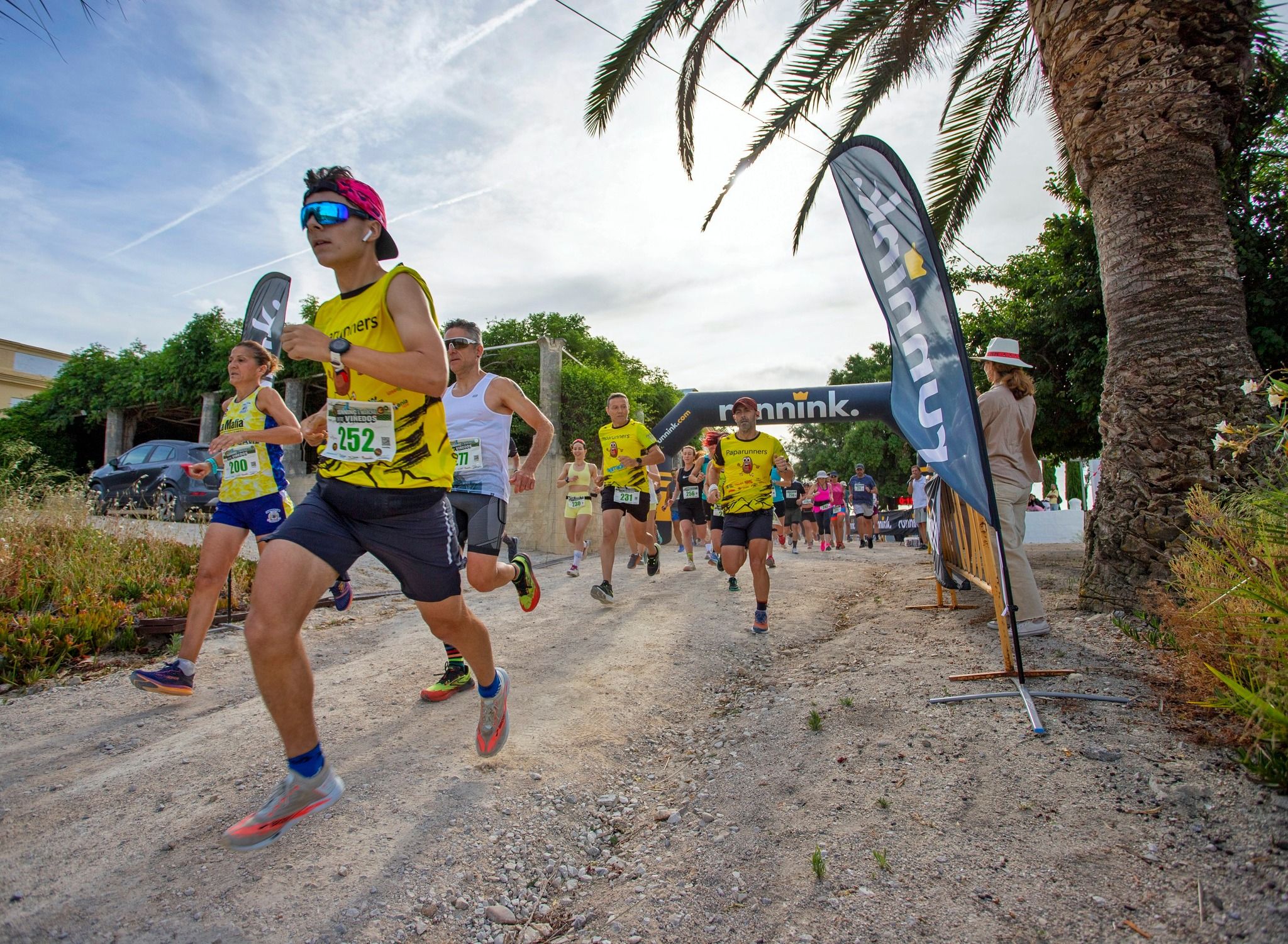 Tío Pepe Running y Marcha entre viñedos en la edición pasada.