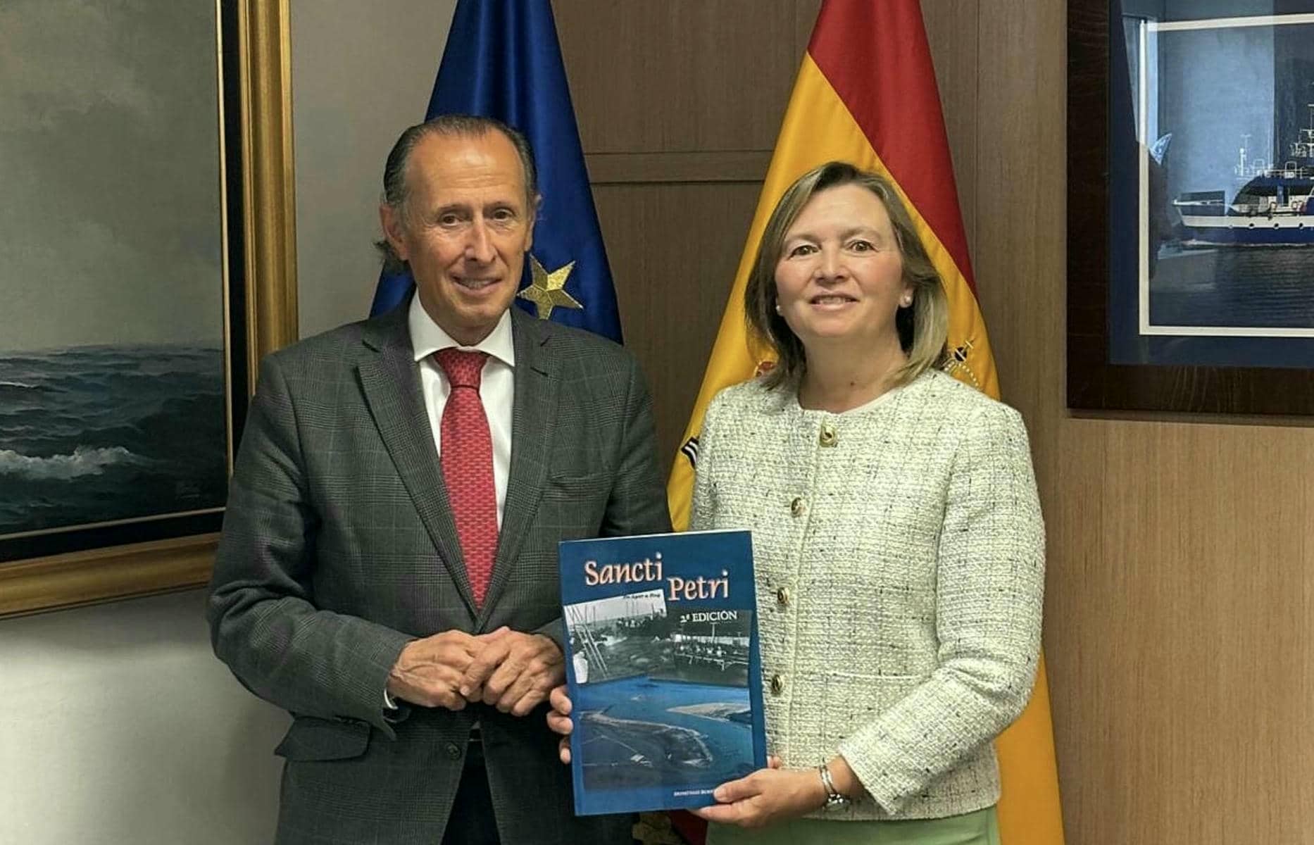 Reunión para abordar la reactivación de la almadraba de Sancti Petri en Chiclana.