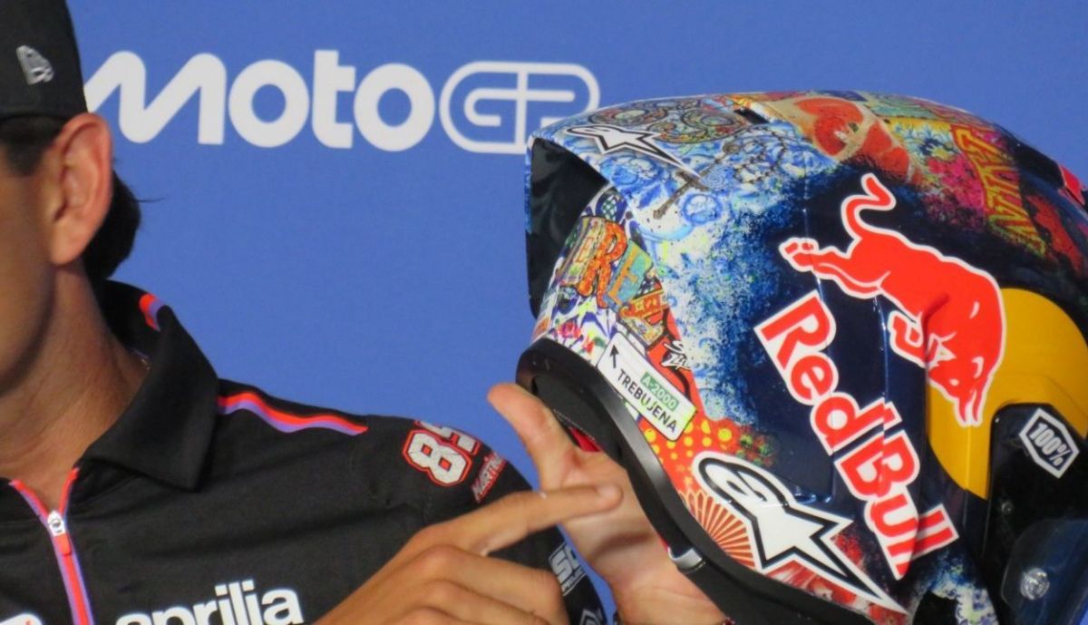 casco piloto jorge martin gran premio jerez 1