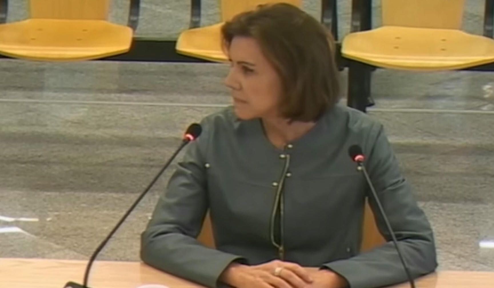 María Dolores de Cospedal, en el juicio de la Kitchen. 