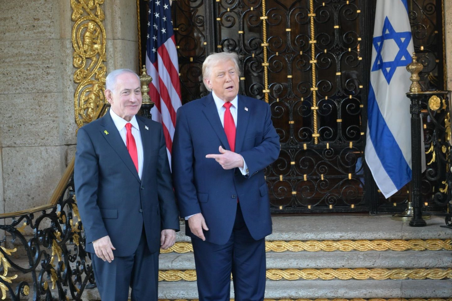 Netanyahu, con Donald Trump, hace unos meses.