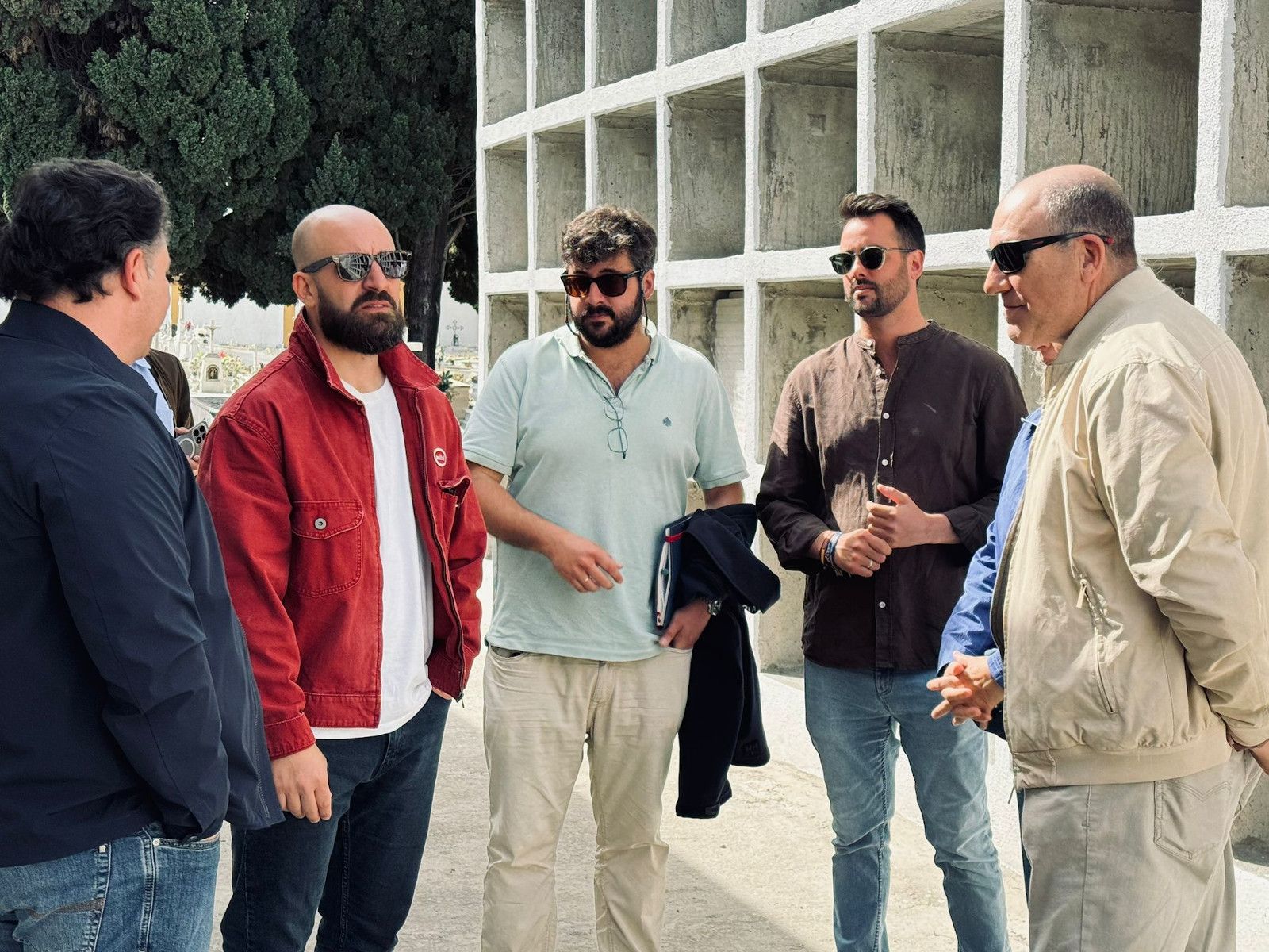 Obras en el cementerio municipal de El Puerto.