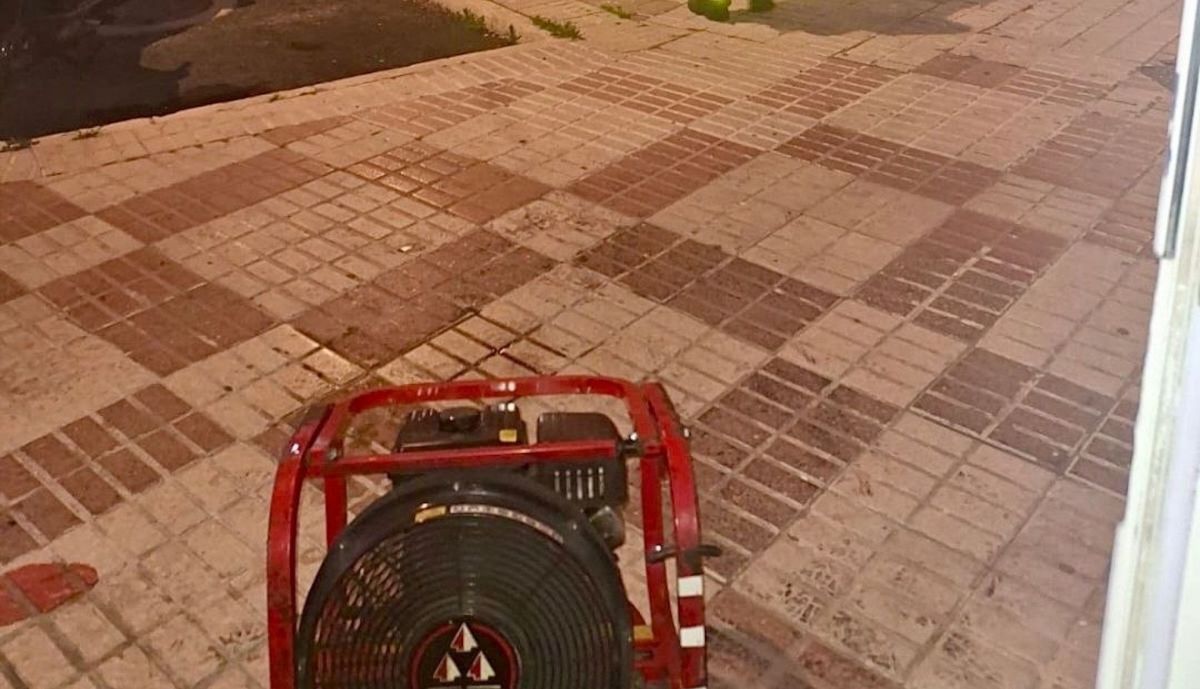 Equipo de ventilación.