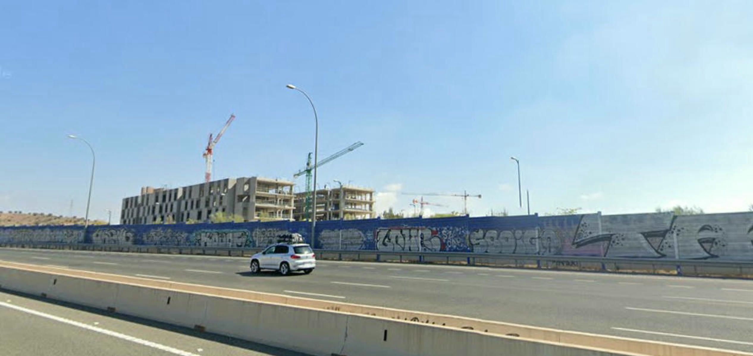 El barrio de Los Asperones de Málaga, donde tiene lugar el accidente laboral.