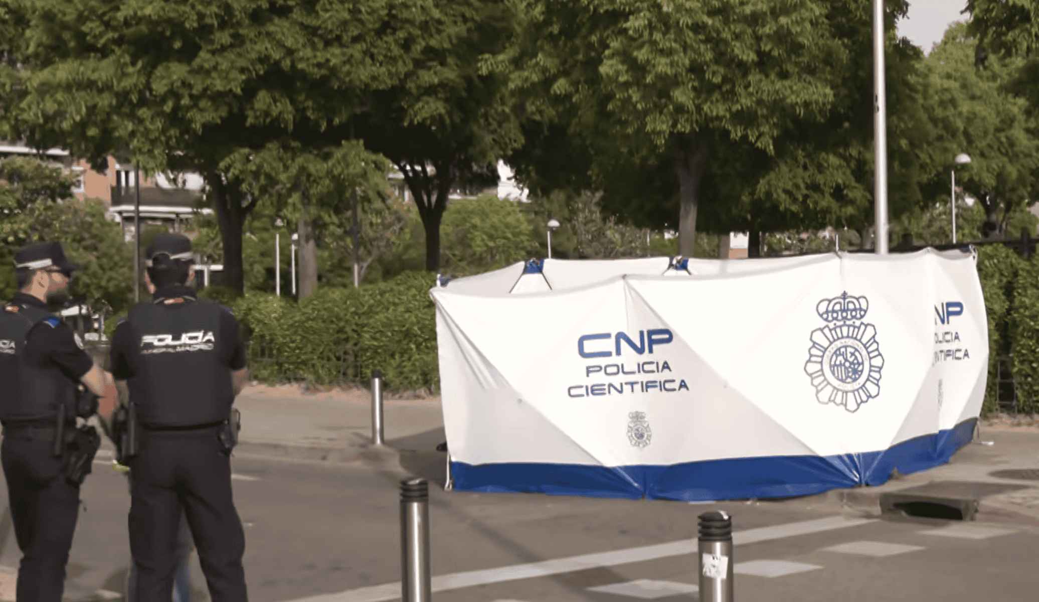 El lugar donde se ha producido el apuñalamiento.