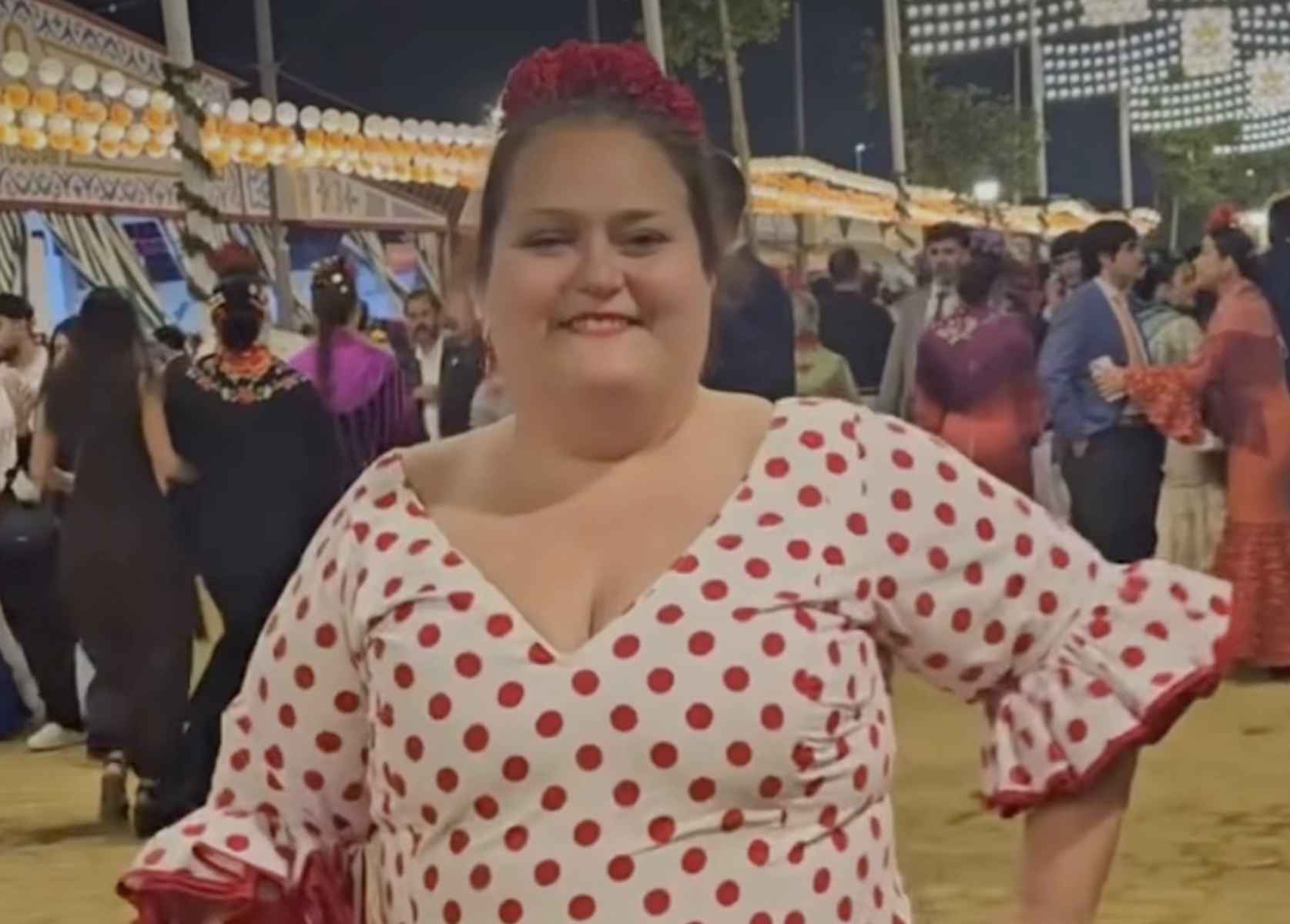 Concepción, la joven que ha recibido ataques de gordofobia.