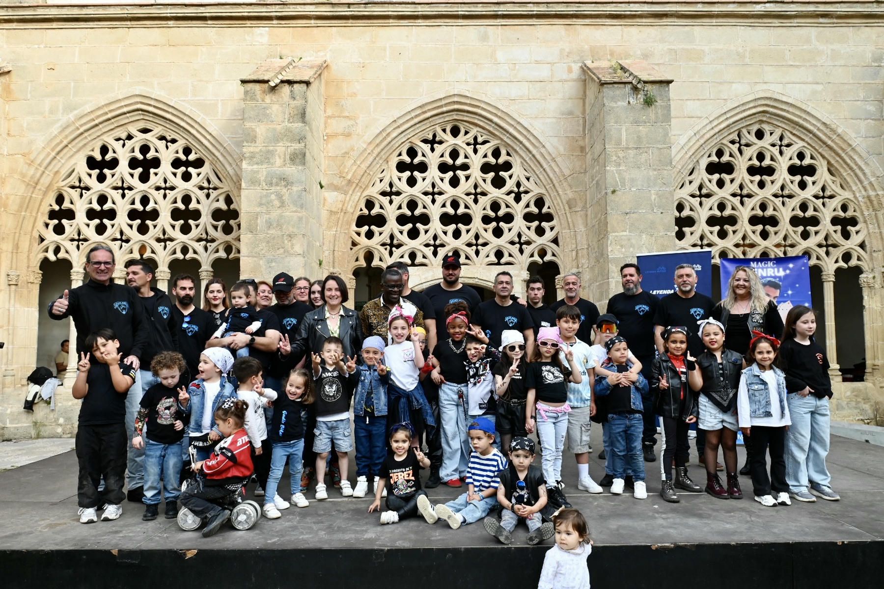 Los niños en el concurso de Minibiker en Jerez.