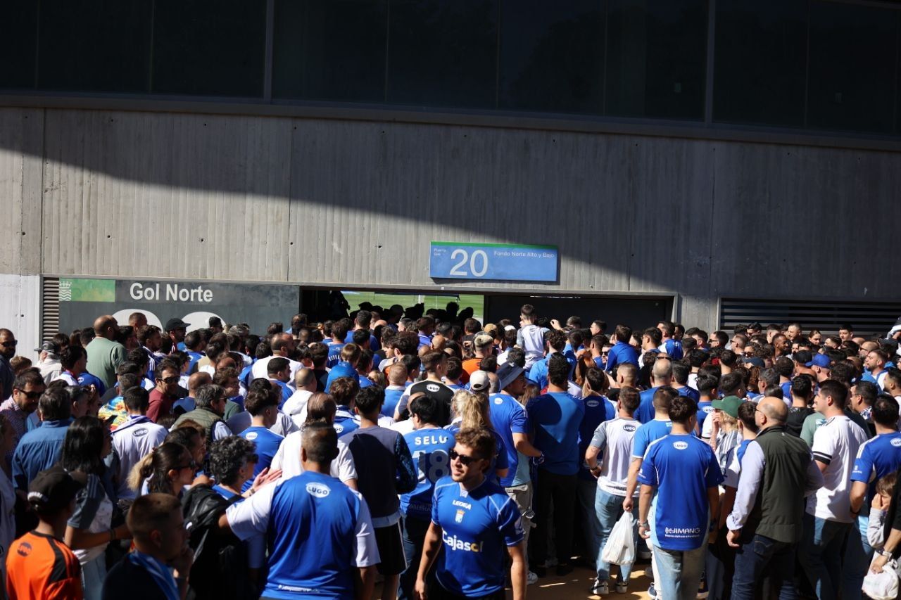 Masa de xerecistas entrando a Fondo Norte.