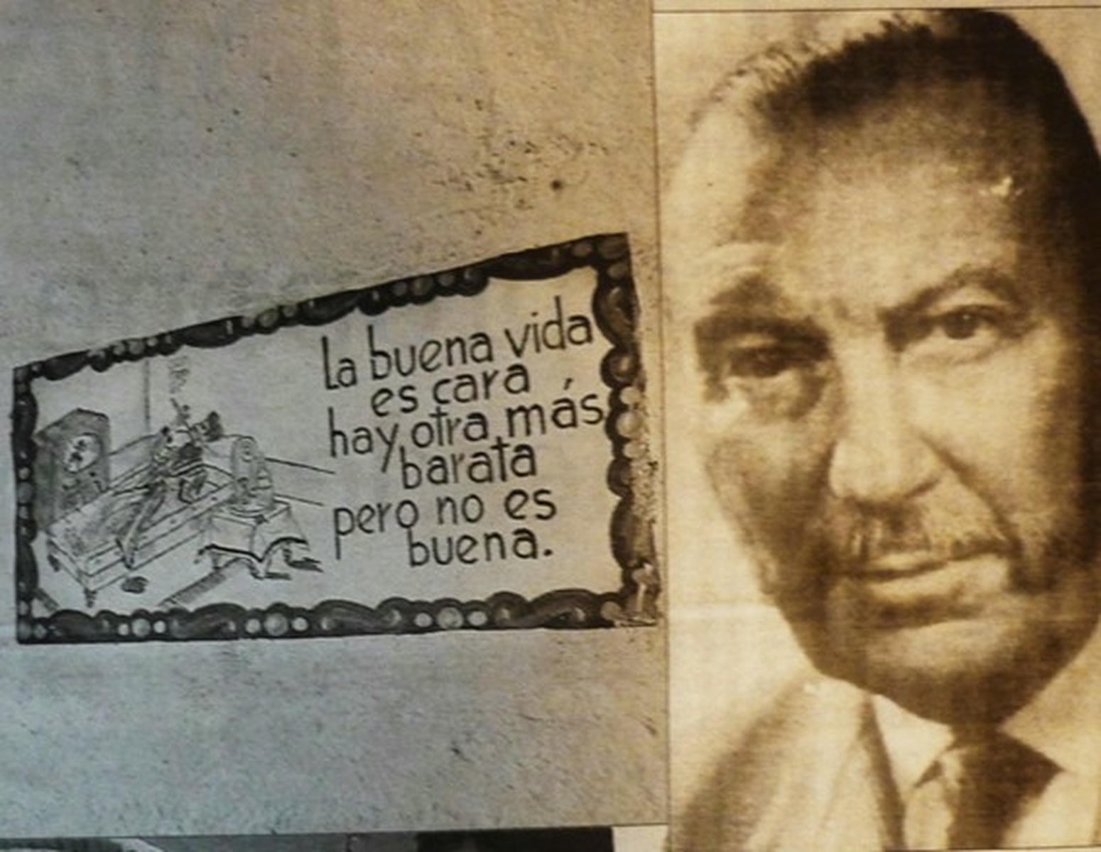 El Pantera y su lema.