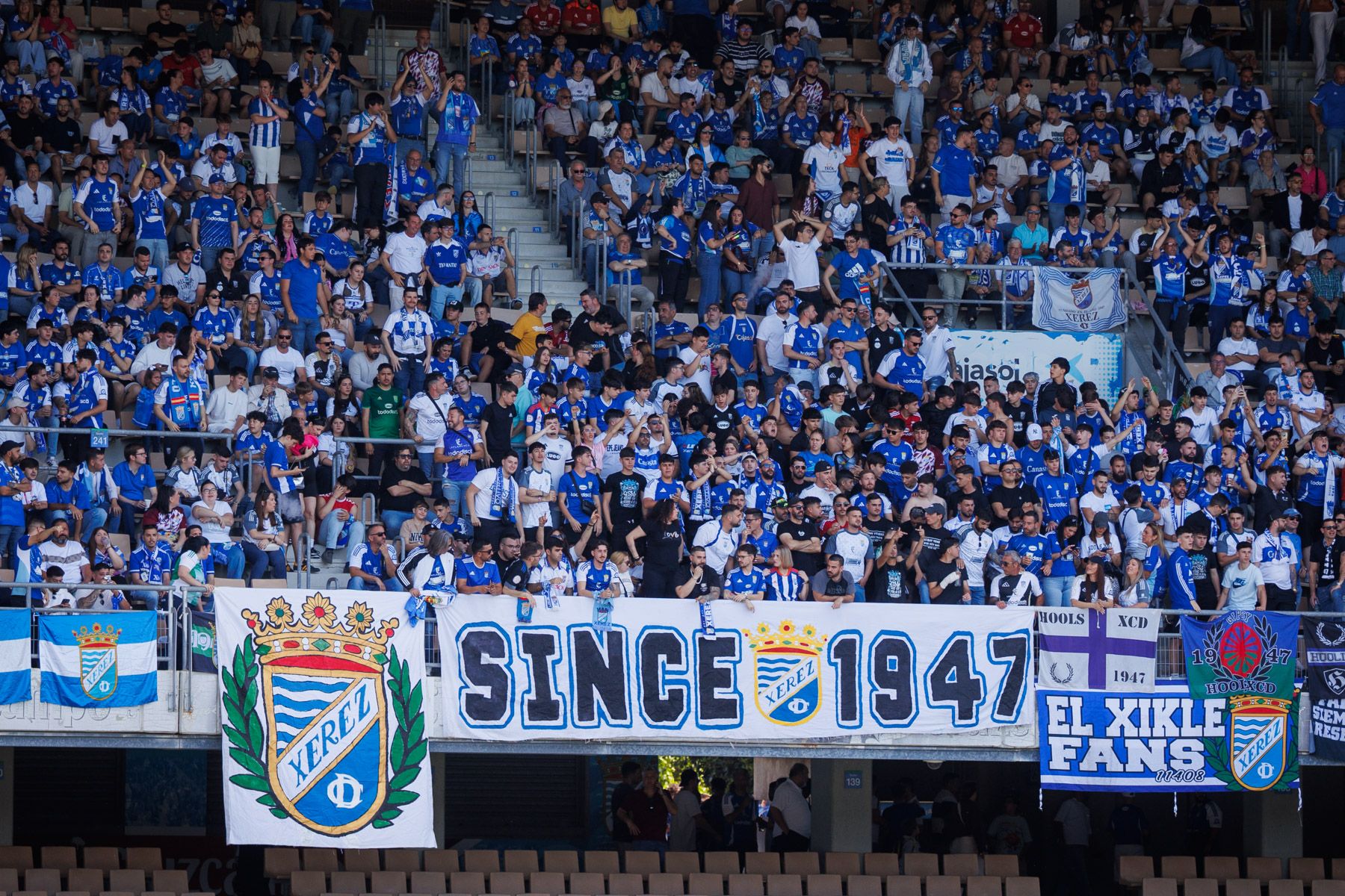 Las imágenes del derbi entre Xerez Deportivo FC y Xerez CD en Chapín este domingo.