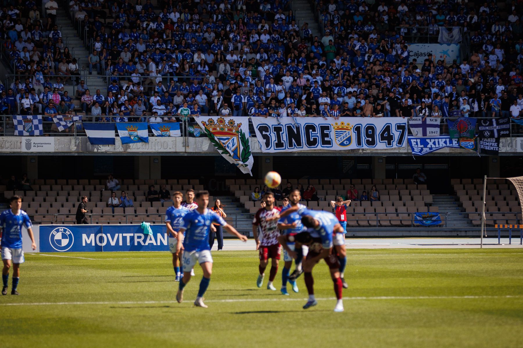 Las imágenes del derbi entre Xerez Deportivo FC y Xerez CD en Chapín este domingo.