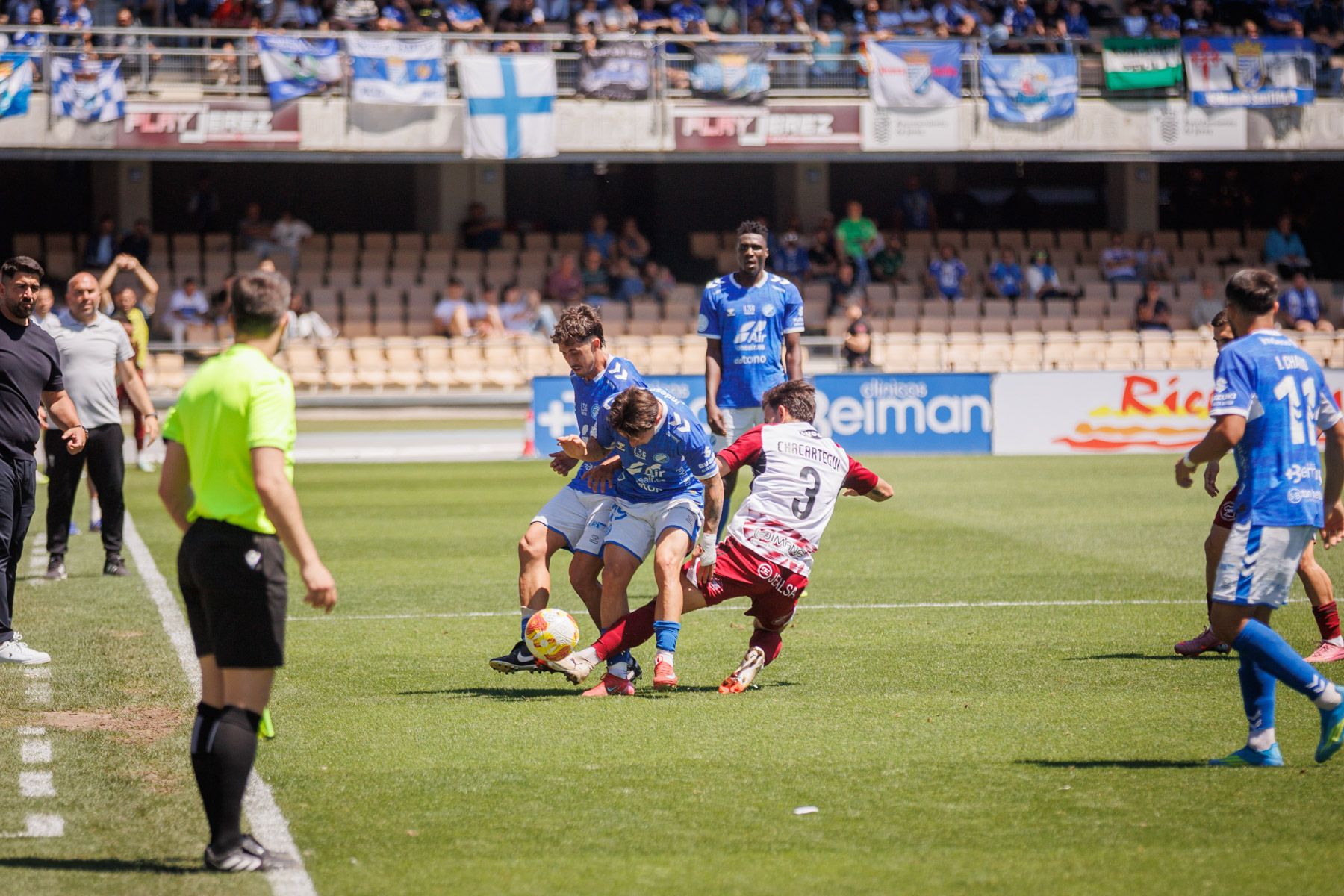 Las imágenes del derbi entre Xerez Deportivo FC y Xerez CD en Chapín este domingo.