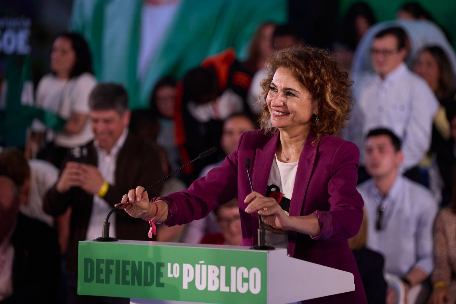 Un momento del mitin en Córdoba.