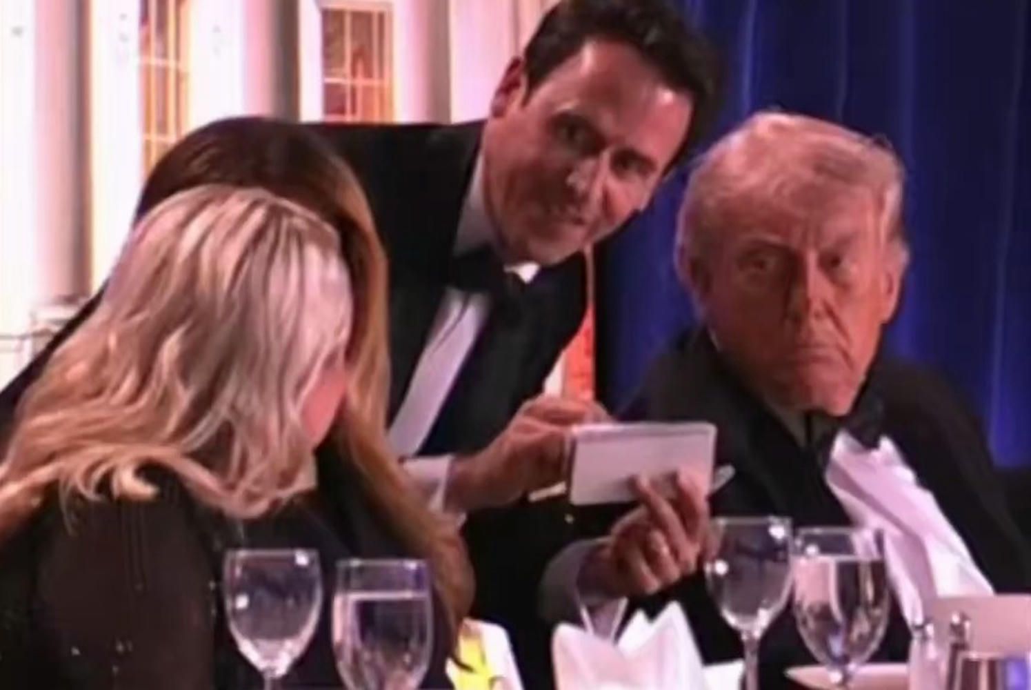 Donald Trump, justo antes del tiroteo.