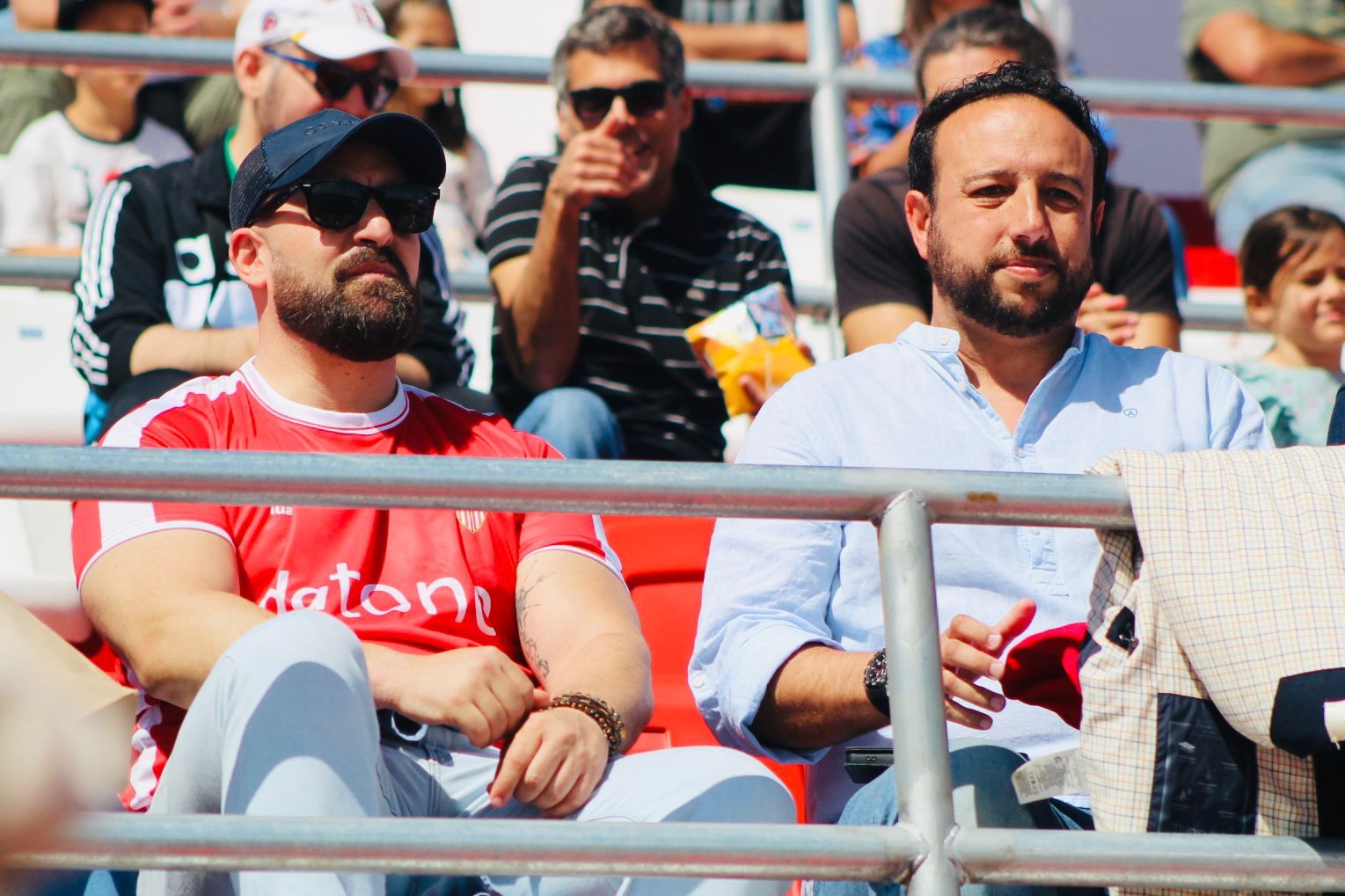 Germán Beardo en el partido del Racing Portuense.
