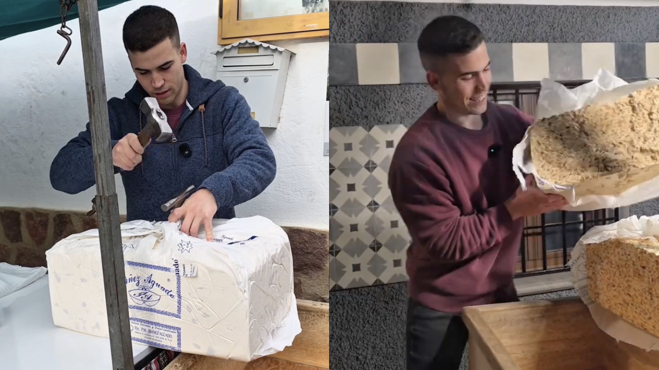 Pedro Ibáñez, el turronero viral de Granada.