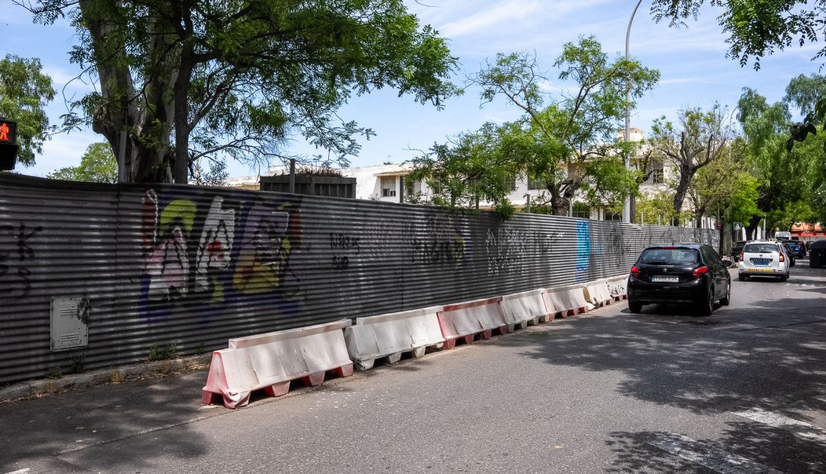 Solar donde se encontarba el Pabellón Fernando Portillo Cádiz