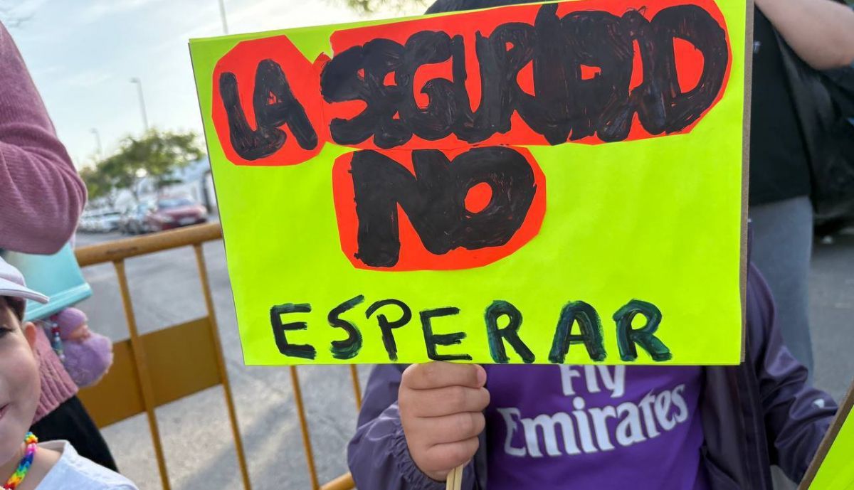 Los pequeños también han participado en la concentración.