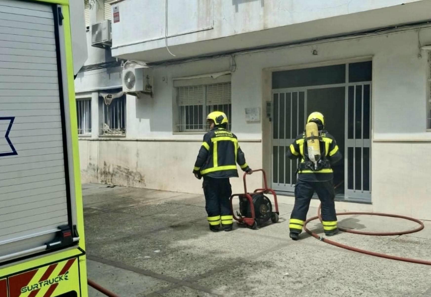 Incendio en una vivienda en Jerez.