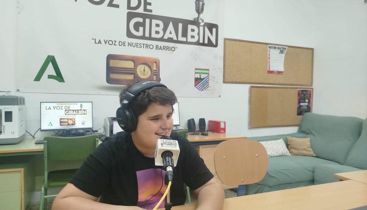 Jose, uno de los alumnos de sexto que forma parte de este interesante proyecto.