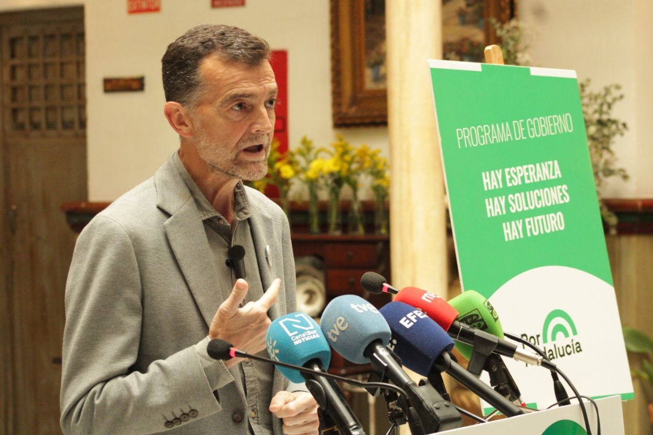 Maíllo en la presentación del programa electoral.