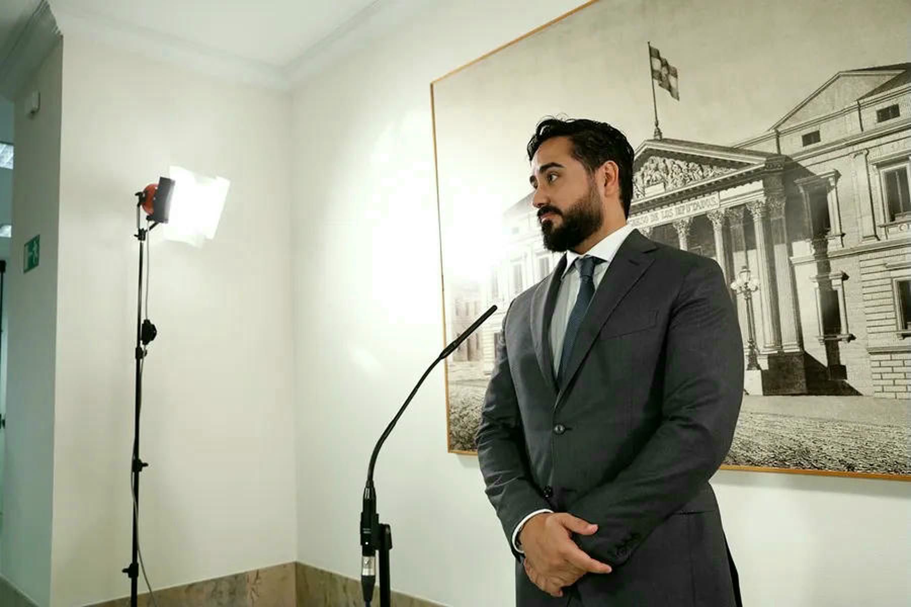 El líder de Se Acabó la Fiesta, Alvise Pérez.