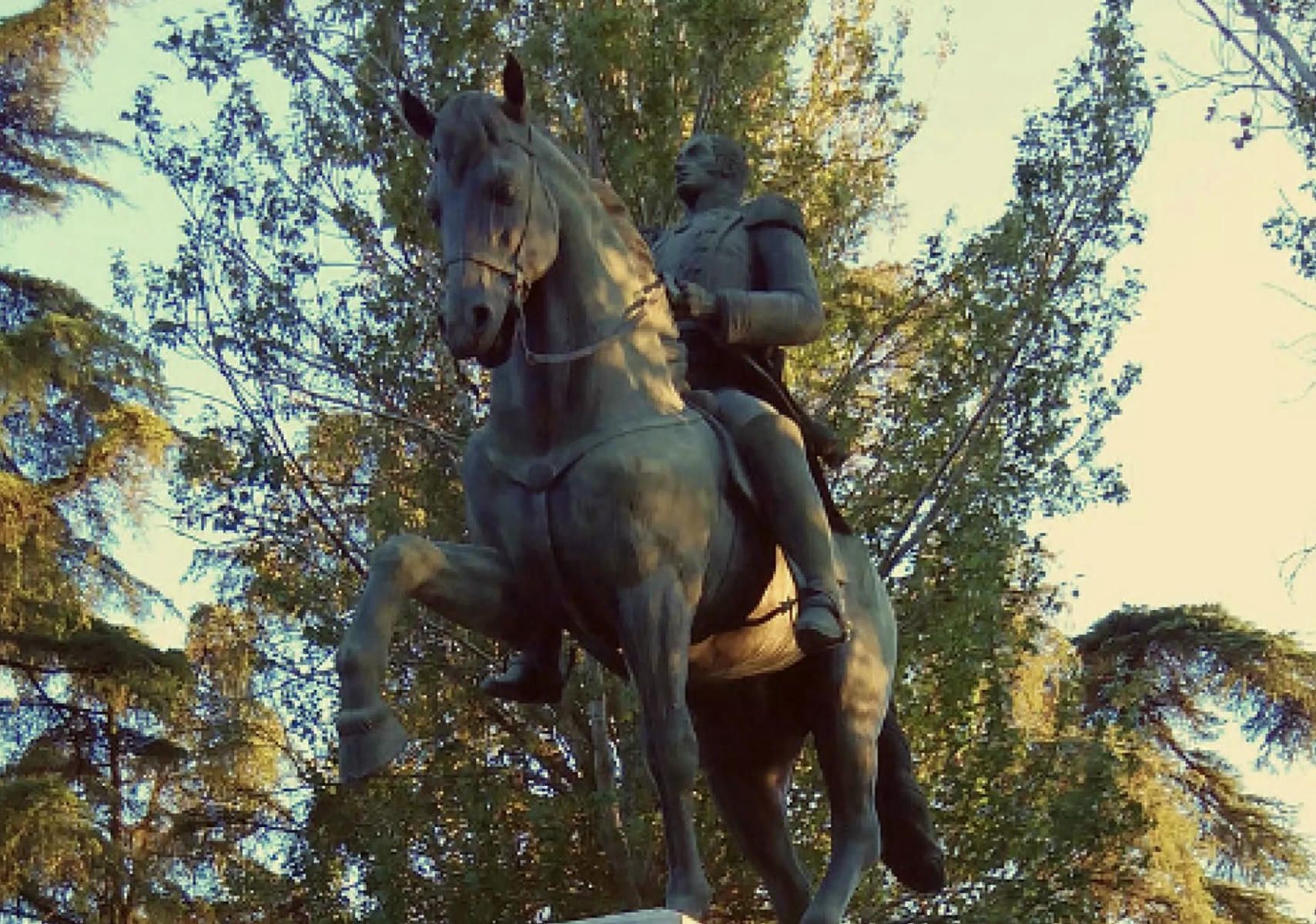 Monumento Parque del Oeste, Madrid, foto tomada de De las Heras, M. (2022, 10 de agosto). La espeluznante cara oculta del «Libertador» Simón Bolívar. El Debate.
