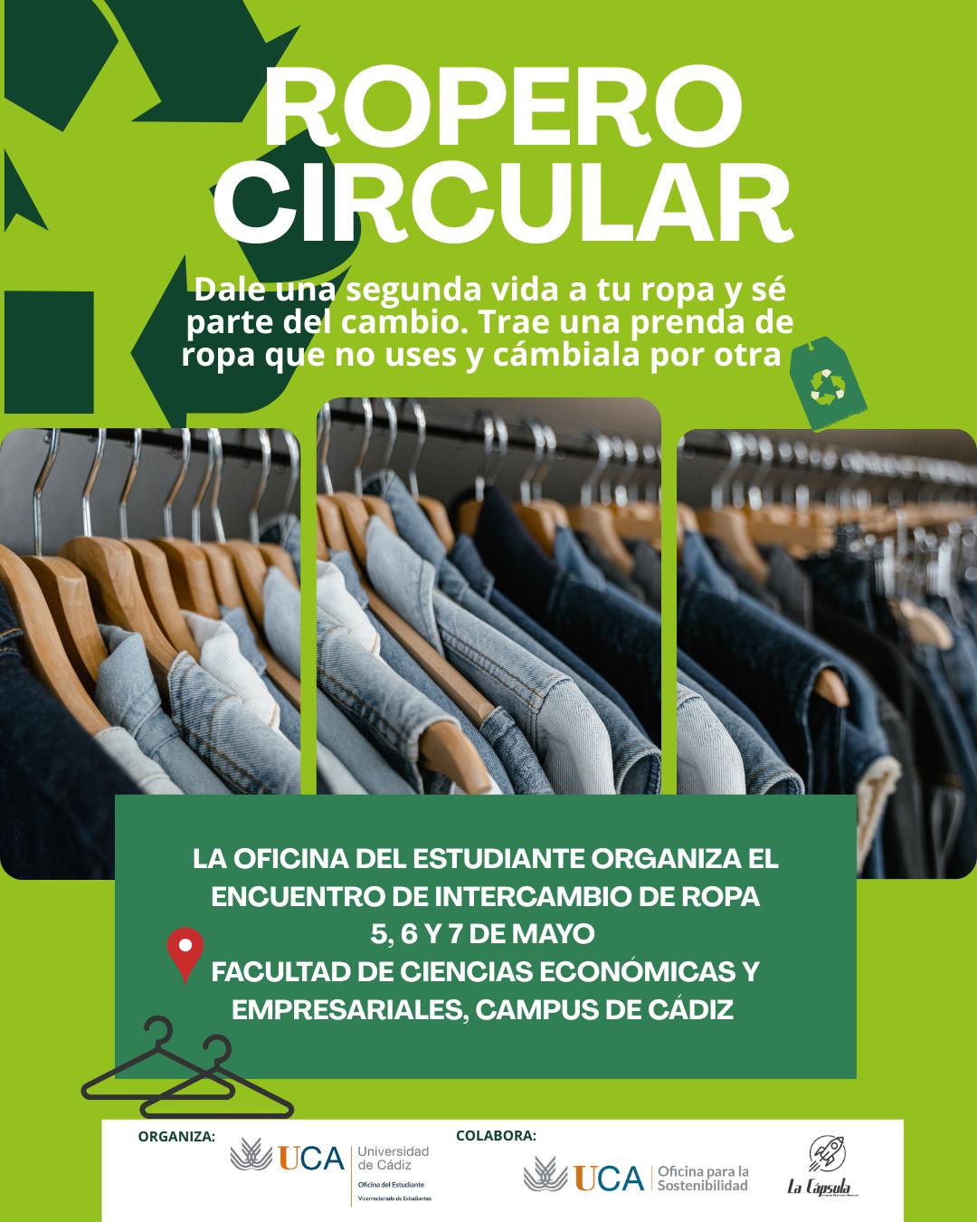 Cartel Ropero sostenible