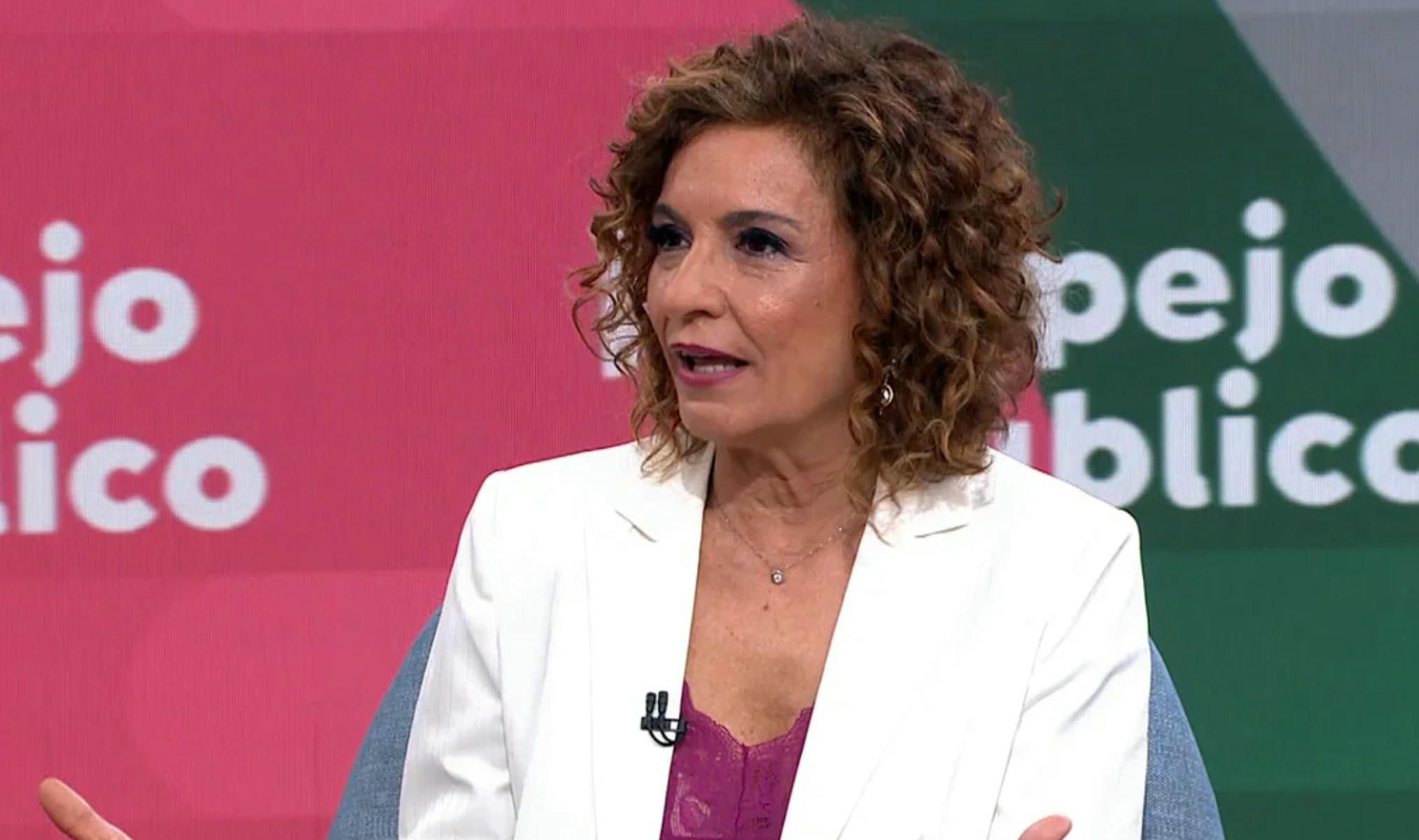 María Jesús Montero, en su entrevista en Antena 3.