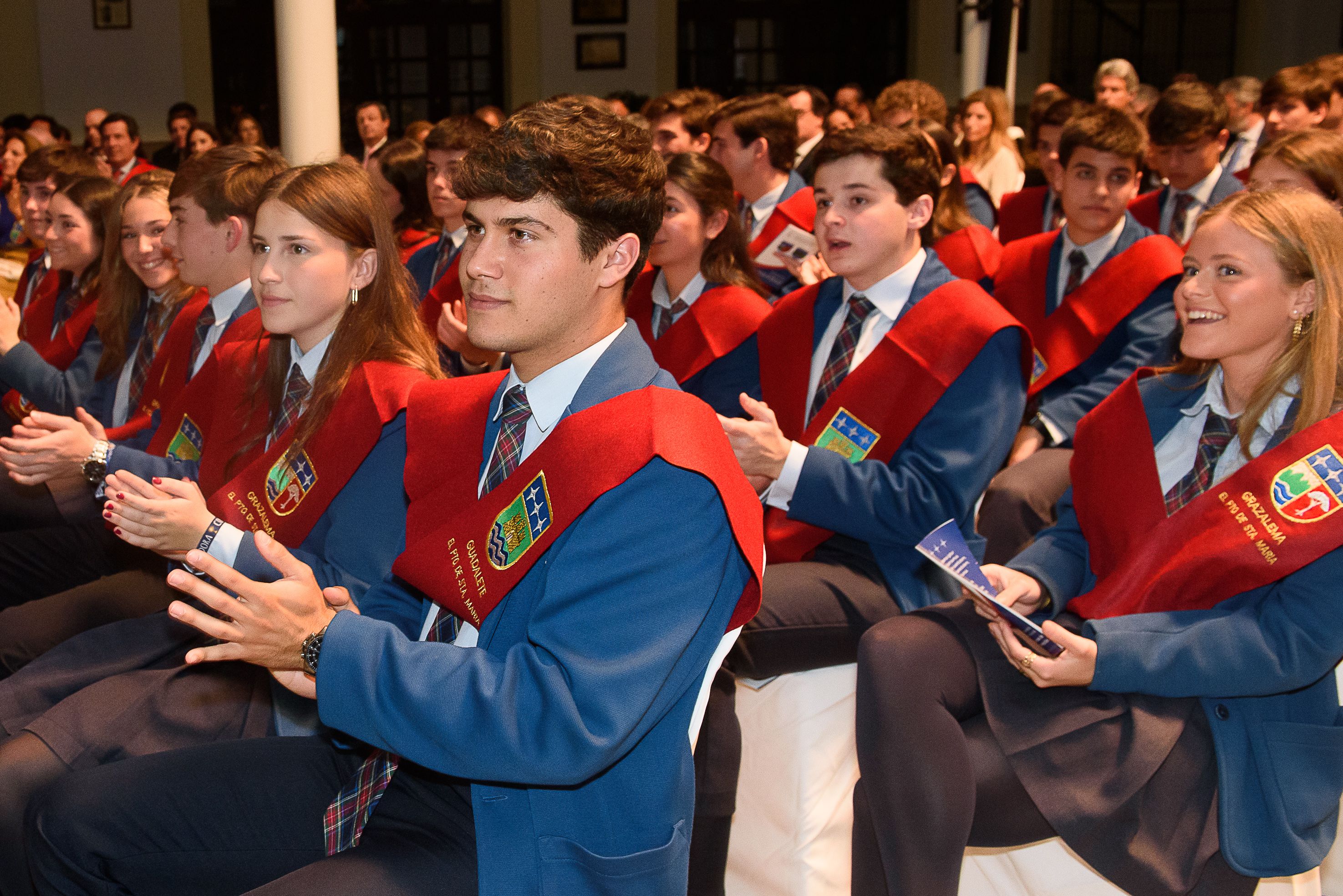 Graduación de los estudiantes del colegio Grazalema Guadalete en Jerez.