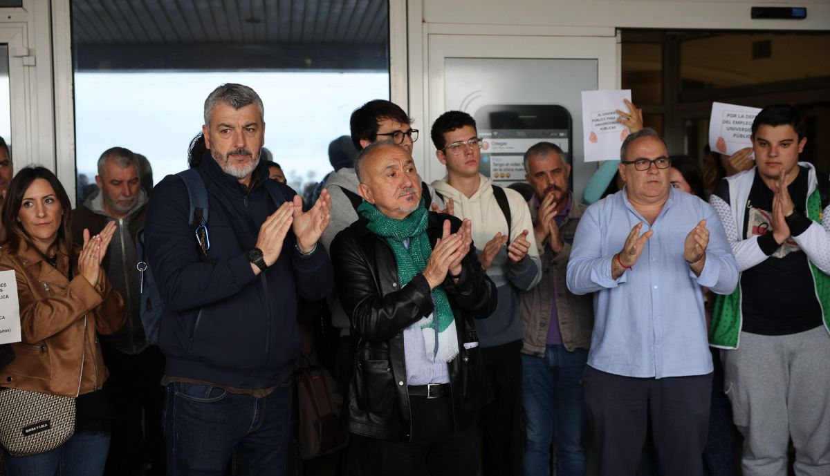Protesta por la universidad pública en el Campus de la UCA Puerto Real 9