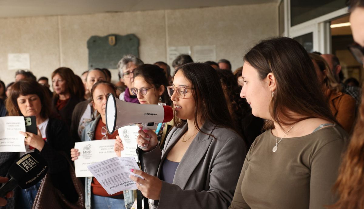 Protesta por la universidad pública en el Campus de la UCA Puerto Real 11