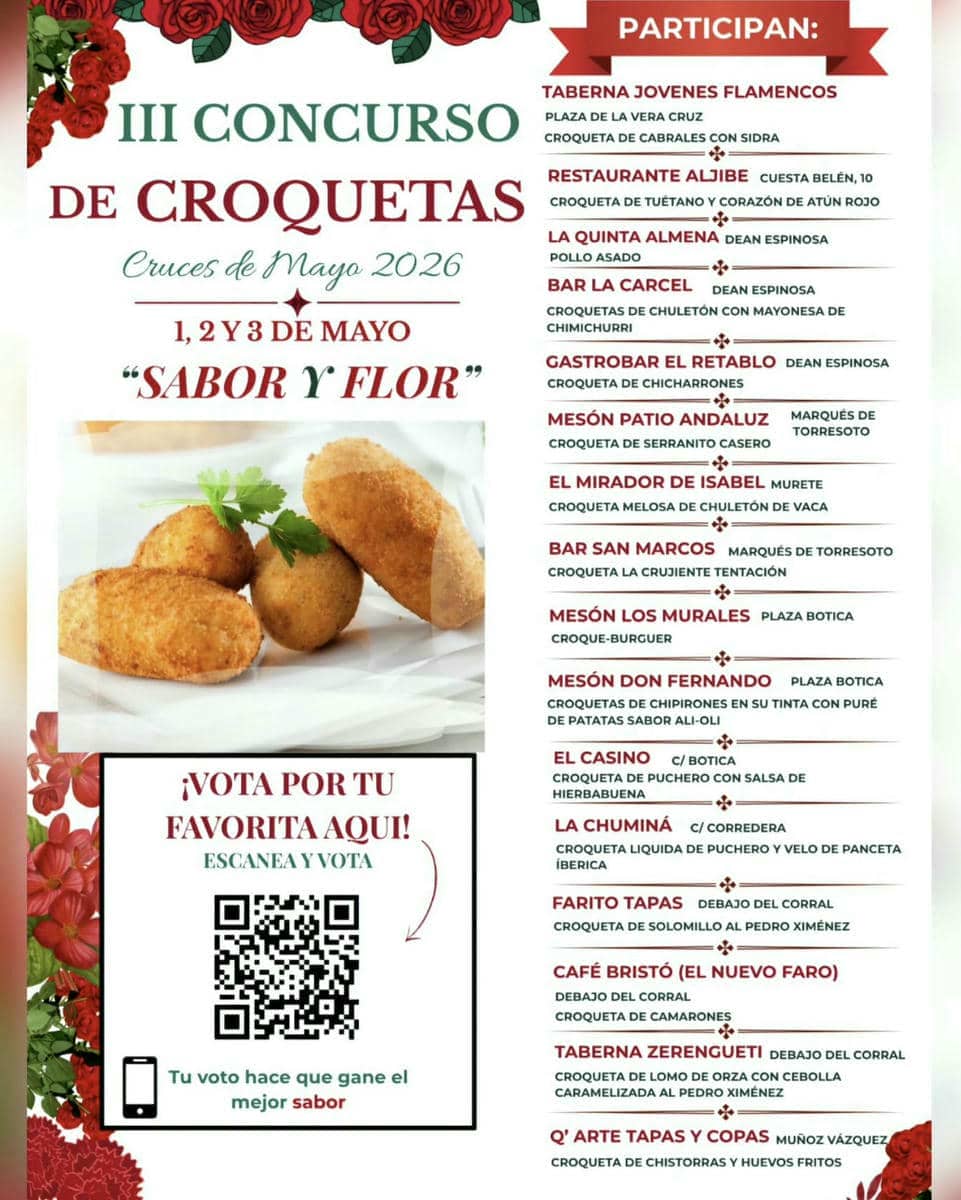 Cartel del concurso gastronómico.