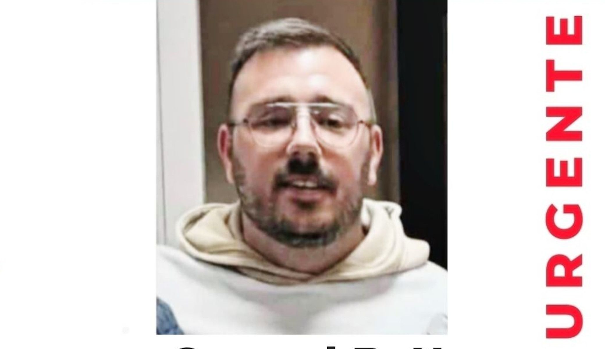 Samuel R. N, desaparecido en Sevilla hace cuatro días.