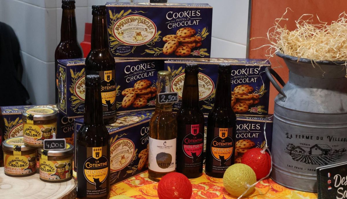 Detalles de los productos disponibles en el puesto.