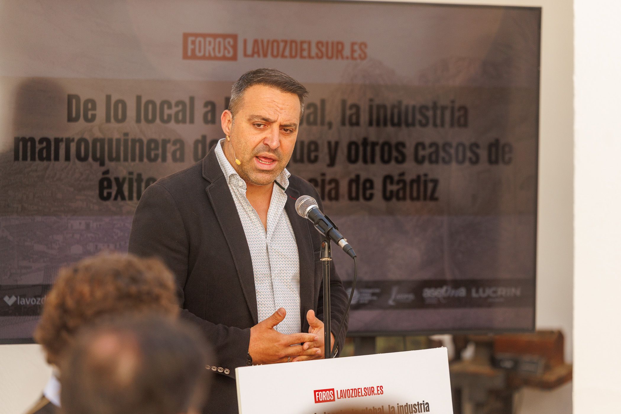 El alcalde de Ubrique, Mario Casillas, en el foro organizado por lavozdelsur.es.