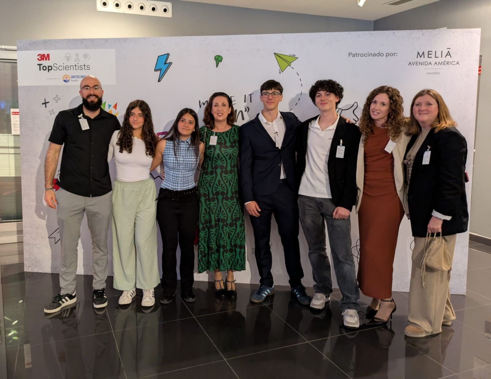 Algunos de los participantes en el concurso internacional 'Top Scientists' celebrado en Madrid.