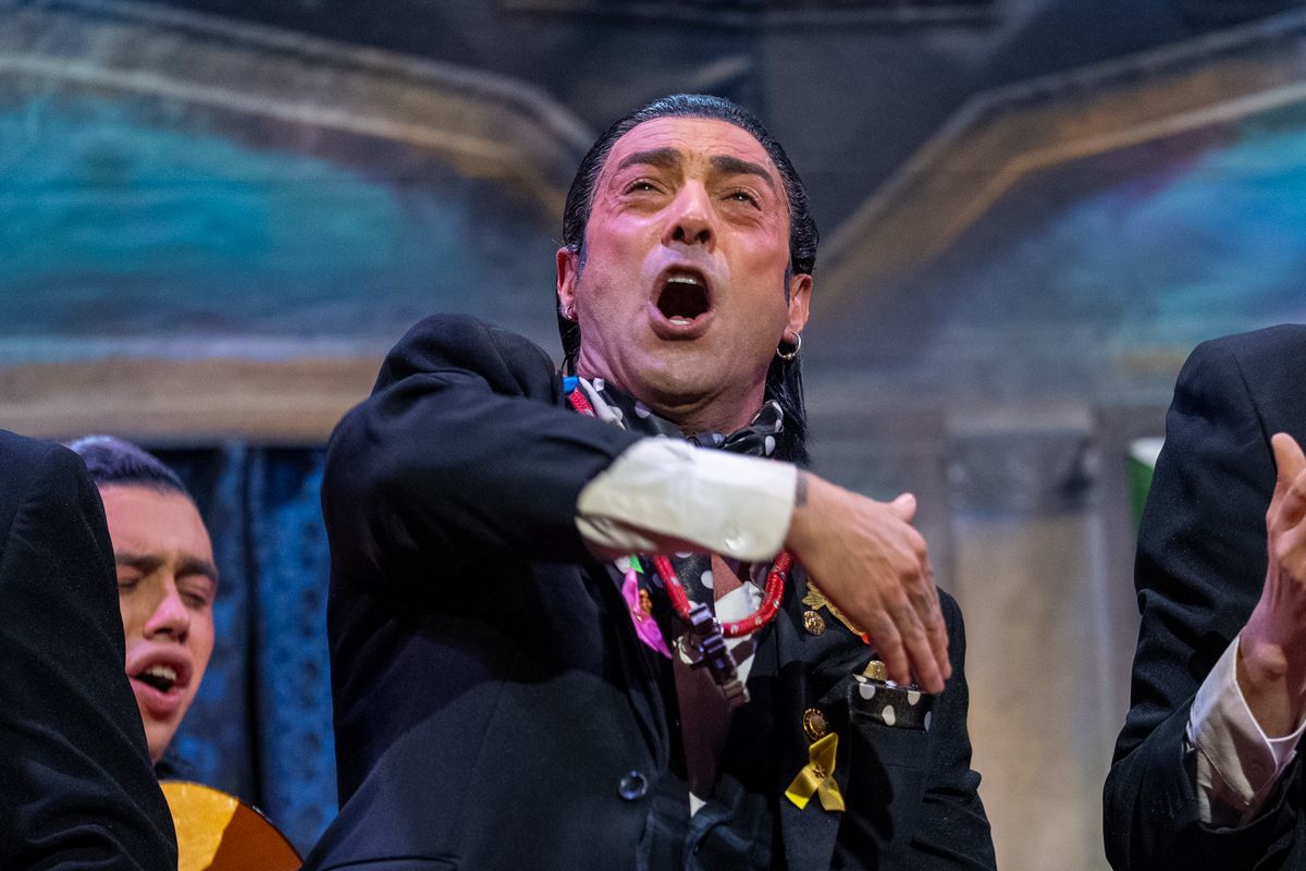 Antonio Álvarez 'Bizcocho', cuya chirigota recibe la Medalla de la Provincia de Sevilla.