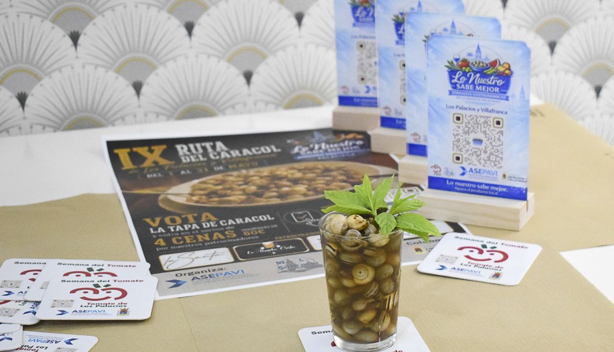 Presentación oficial de la ruta del caracol en Los Palacios.