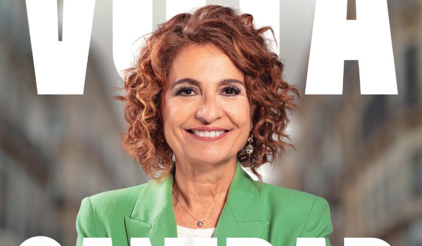 Un extracto de un cartel electoral de María Jesús Montero. (1)