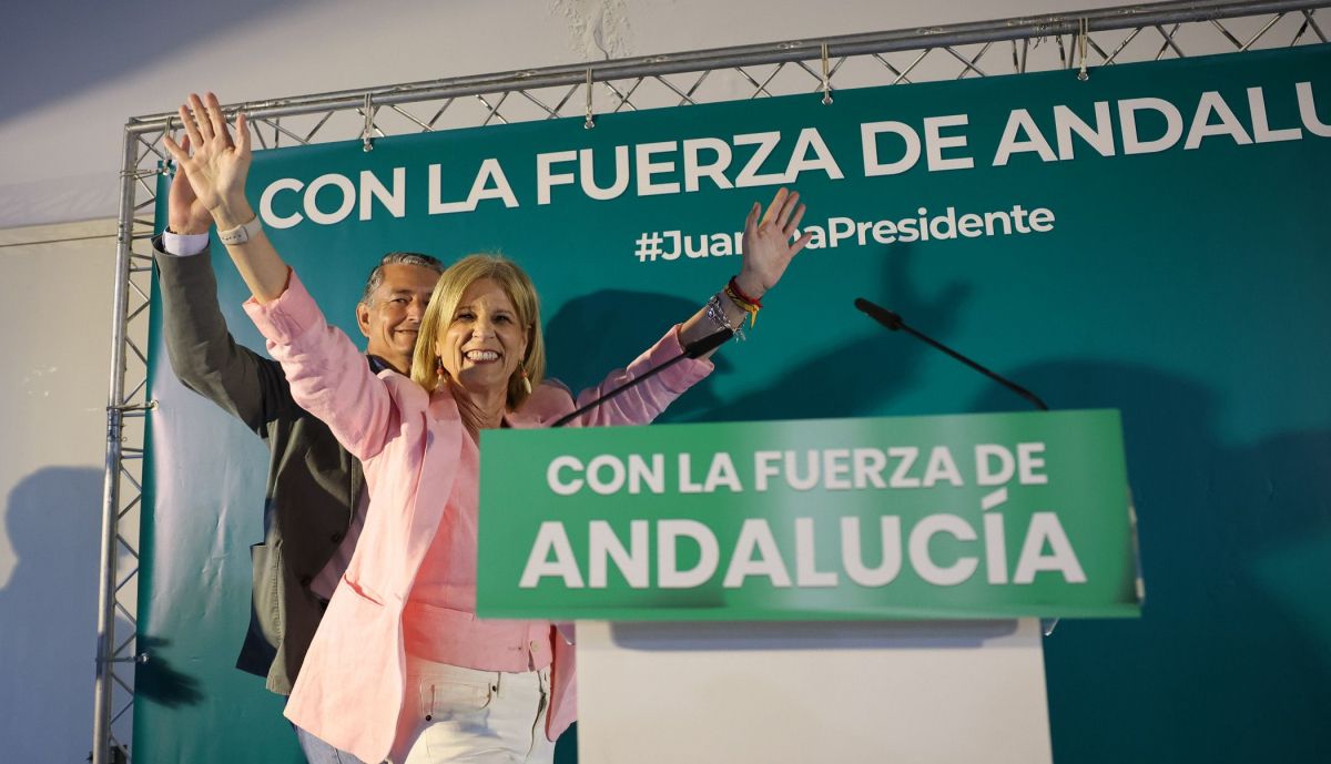 María José García-Pelayo junto a Antonio Sanz.