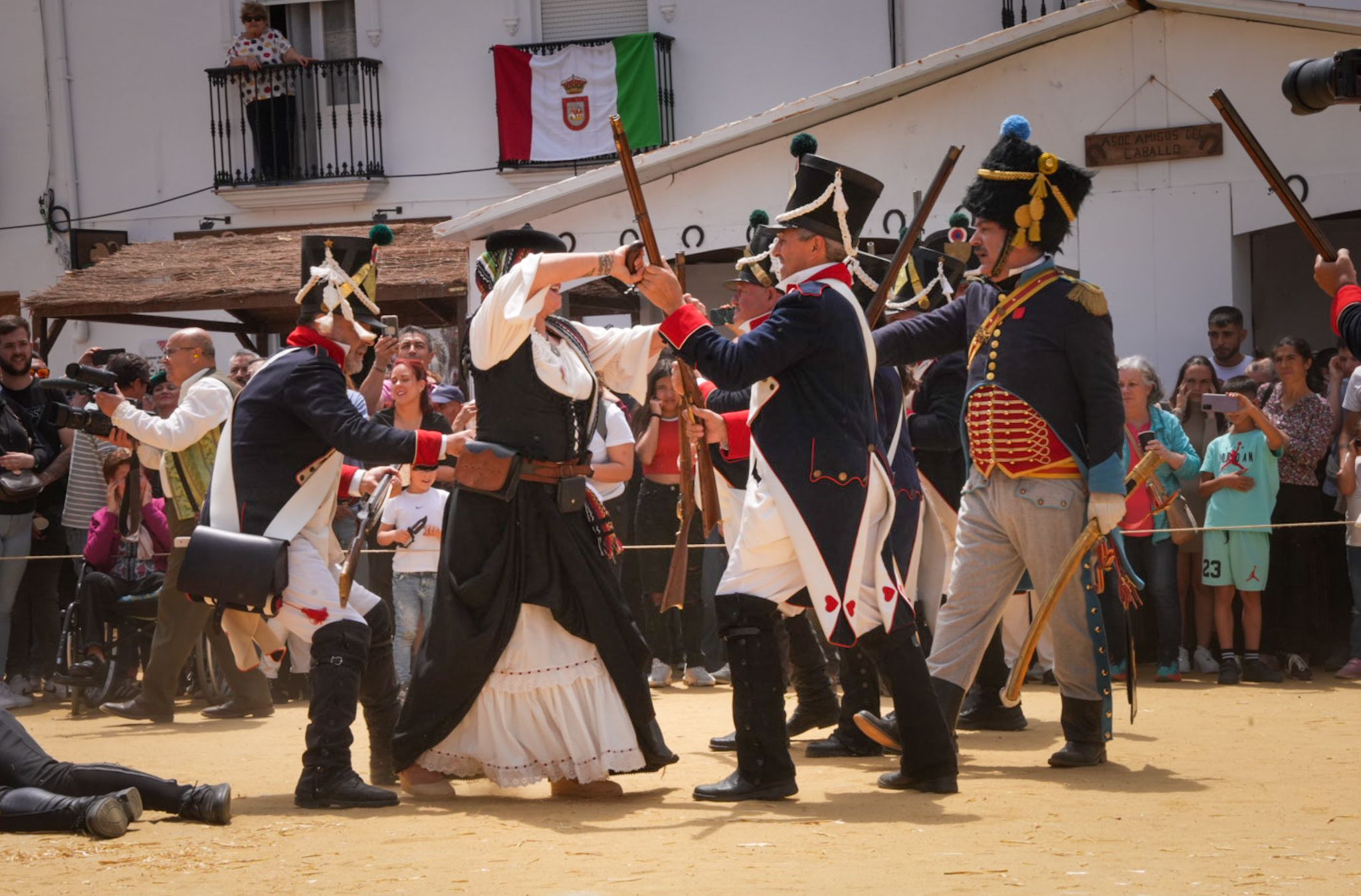 Recreación histórica en Algodonales contra el intento de invasión napoléonica de 1810