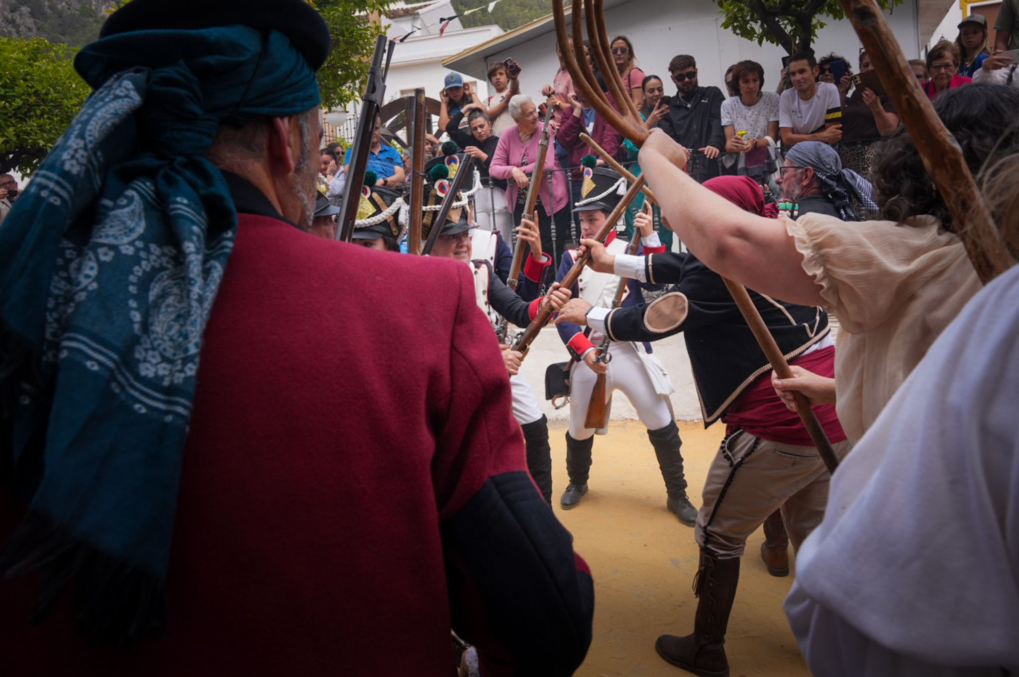 Recreación histórica en Algodonales contra el intento de invasión napoléonica de 1810