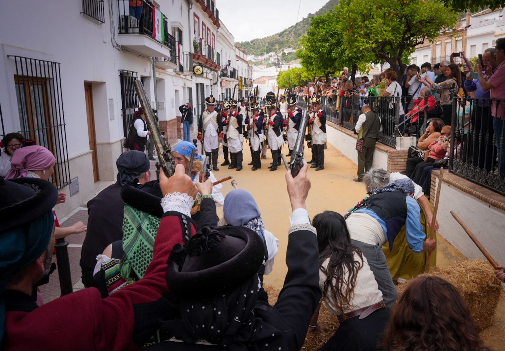 Recreación histórica en Algodonales contra el intento de invasión napoléonica de 1810