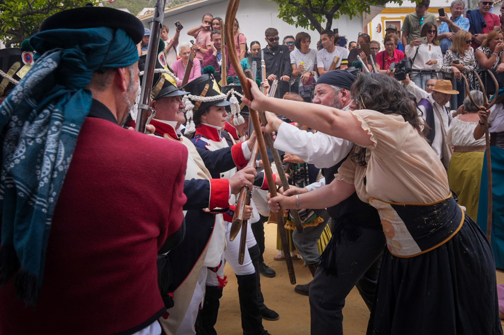 Recreación histórica en Algodonales contra el intento de invasión napoléonica de 1810